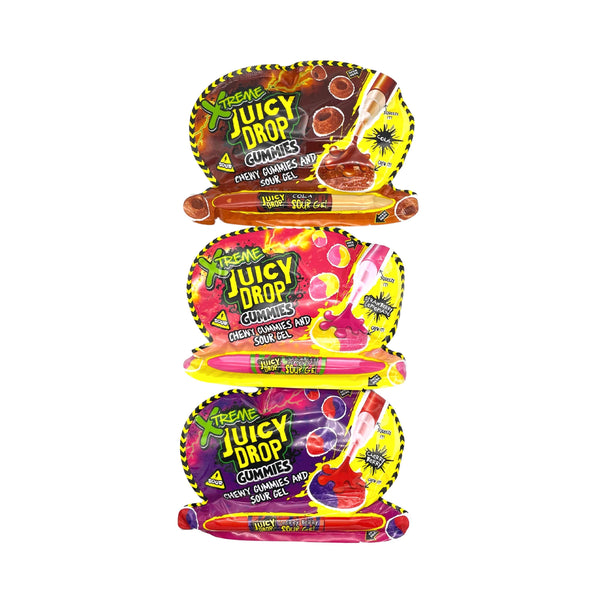 Juicy Drop Chew Strawberry Gel - caramelle gommose ai mirtilli con