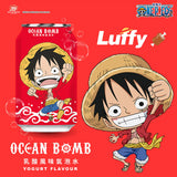 Ocean Bomb - One Piece LUFFY Yogurt Flavour / Bevanda Frizzante gusto Yogurt 330ml